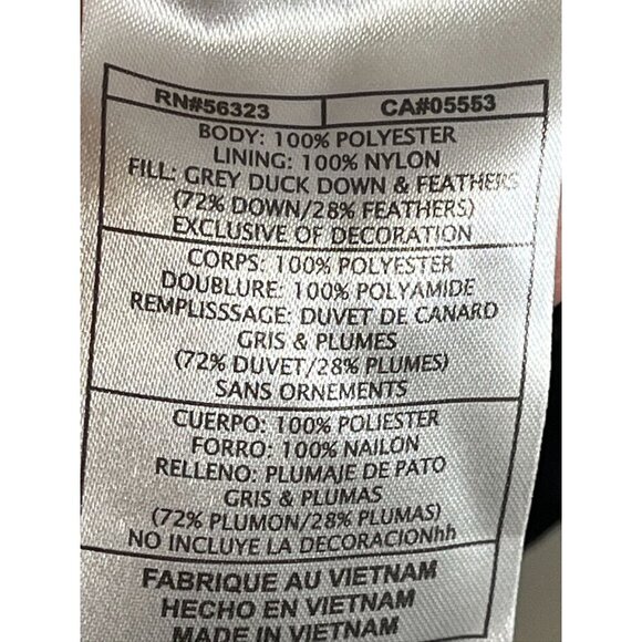 Nike Duck Down Puffer Jacket 2XL Black Bubble Coat Streetwear Quilted Neutral - Picture 12 of 13